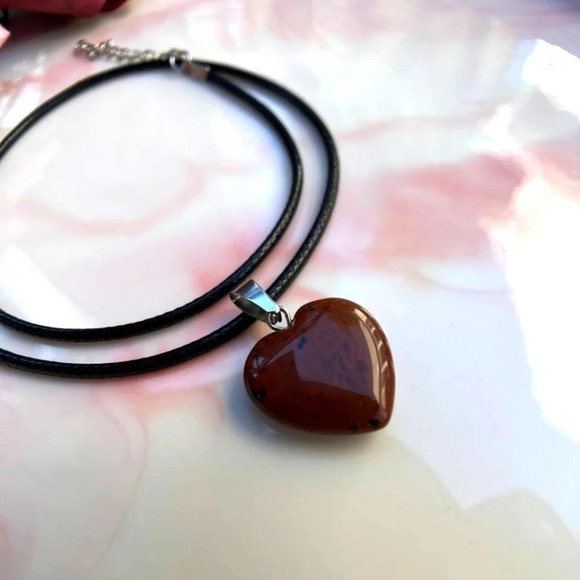 Natural Stone Pendant Necklace - Picture 2 of 2